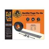 Gorilla® Gorilla Tape, 1.5" Core, 1" x 10 yds, Black (GOR6100109)