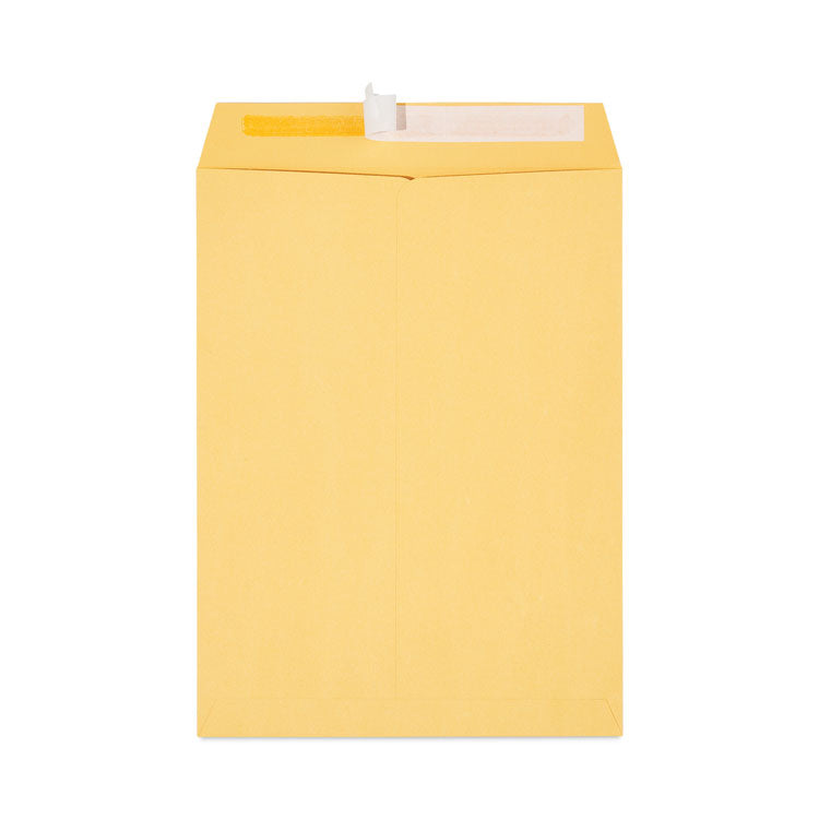 Universal® Peel Seal Strip Catalog Envelope, #10 1/2, Square Flap, Self-Adhesive Closure, 9 x 12, Natural Kraft, 100/Box (UNV40102) Box of 100