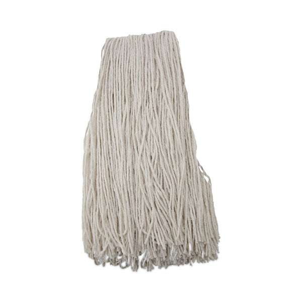 Boardwalk® Premium Cut-End Wet Mop Heads, Rayon, 24oz, White, 12/Carton (BWK224RCT) Case of 12