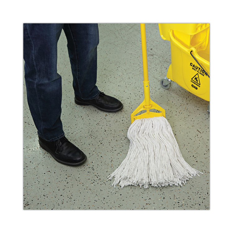 Boardwalk® Premium Cut-End Wet Mop Heads, Rayon, 24oz, White, 12/Carton (BWK224RCT)