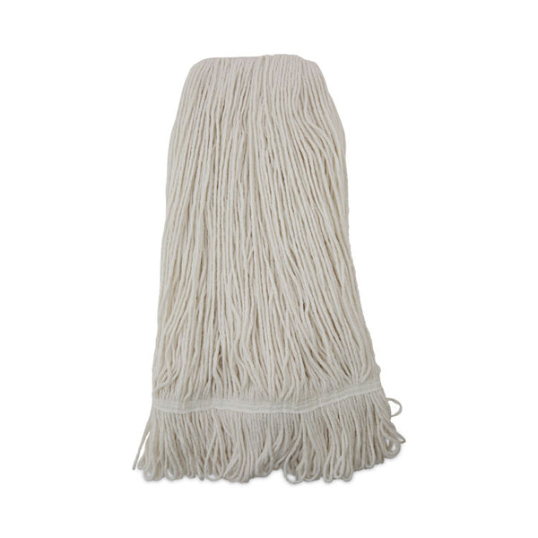 Boardwalk® Pro Loop Web/Tailband Wet Mop Head, Rayon, 24oz, White (BWK424REA) Each