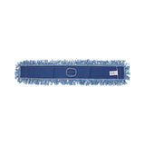 Boardwalk® Dust Mop Head, Cotton/Synthetic Blend, 48" x 5", Blue (BWK1148)