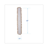 Boardwalk® Industrial Dust Mop Head, Hygrade Cotton, 60w x 5d, White (BWK1360)