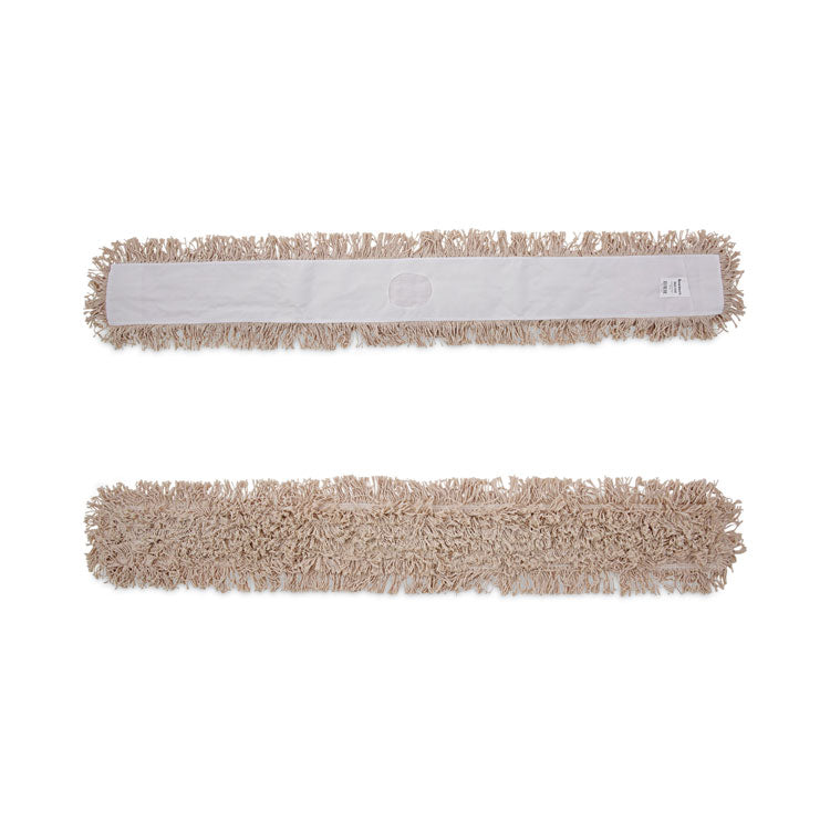 Boardwalk® Industrial Dust Mop Head, Hygrade Cotton, 60w x 5d, White (BWK1360)