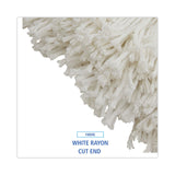 Boardwalk® Cut-End Wet Mop Head, Rayon, No. 32, White (BWK2032R) Each