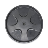 Rubbermaid® Commercial Wheel and Axle Kit for Janitorial Cleaning Cart, 8" Wheel, Black/Gray/Silver, 2/Set (SGS9T73L9GRA) Each