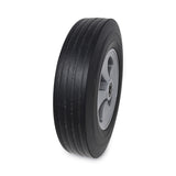 Rubbermaid® Commercial Tilt Truck Wheels, 500 lb Weight Capacity, 12" Wheel, Black (SGS1013L1) Each
