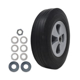 Rubbermaid® Commercial Tilt Truck Wheels, 500 lb Weight Capacity, 12" Wheel, Black (SGS1013L1) Each