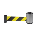 Rubbermaid® Commercial Cone Barricade System Replacement Belt Cassette, 7 ft, Yellow/Black/Silver (SGSFG6287L10000) Each