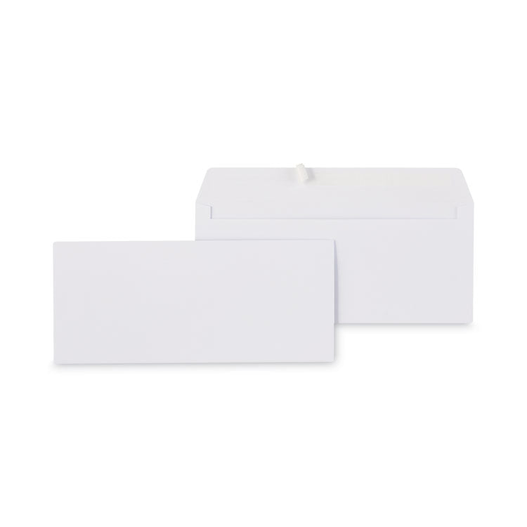 Universal® Peel Seal Strip Business Envelope, #10, Square Flap, Self-Adhesive Closure, 4.13 x 9.5, White, 100/Box (UNV36002)