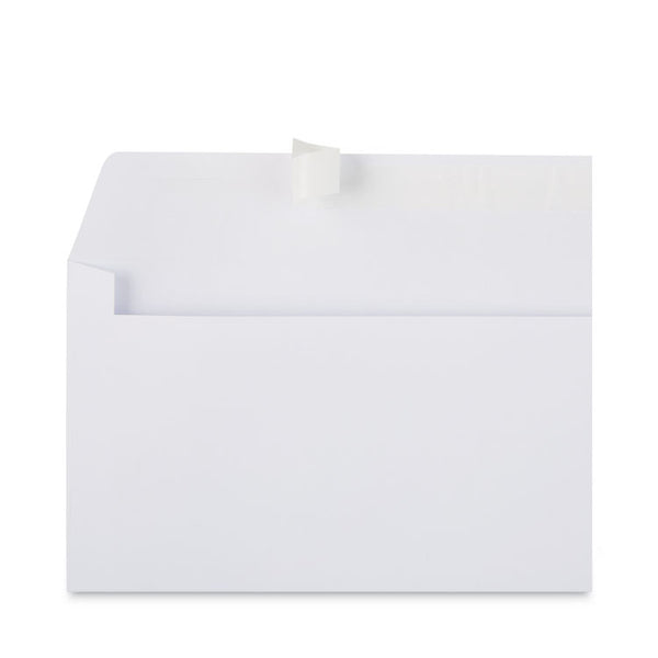 Universal® Peel Seal Strip Business Envelope, #10, Square Flap, Self-Adhesive Closure, 4.13 x 9.5, White, 100/Box (UNV36002)
