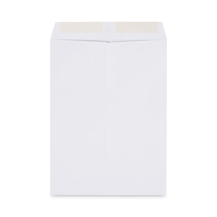 Universal® Peel Seal Strip Catalog Envelope, #10 1/2, Square Flap, Self-Adhesive Closure, 9 x 12, White, 100/Box (UNV40100)