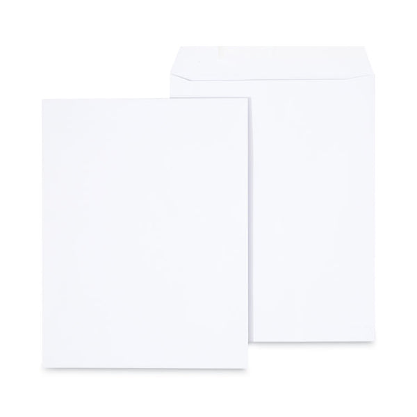 Universal® Peel Seal Strip Catalog Envelope, #13 1/2, Square Flap, Self-Adhesive Closure, 10 x 13, White, 100/Box (UNV40101)