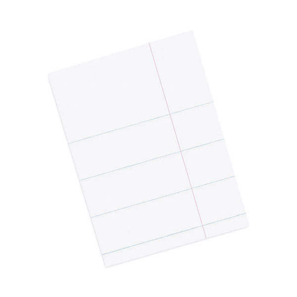 Pacon® Composition Paper, 8.5 x 11, Wide/Legal Rule, 500/Pack (PAC2401) Pack of 500