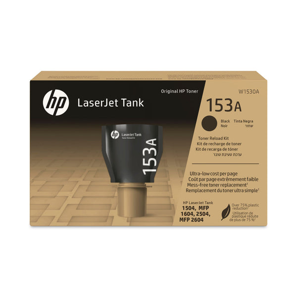 HP HP153A, (W1530A) Black Original LaserJet Tank Toner Reload Kit (HEWW1530A)