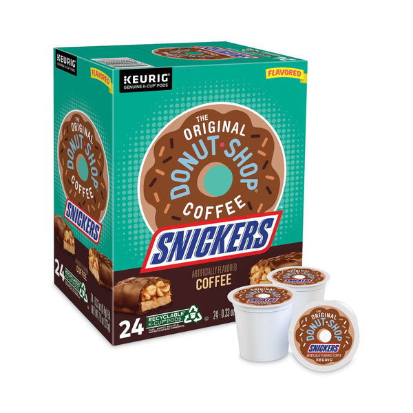 The Original Donut Shop® SNICKERS Flavored Coffee K-Cups, 24/Box (GMT9608) Box of 24