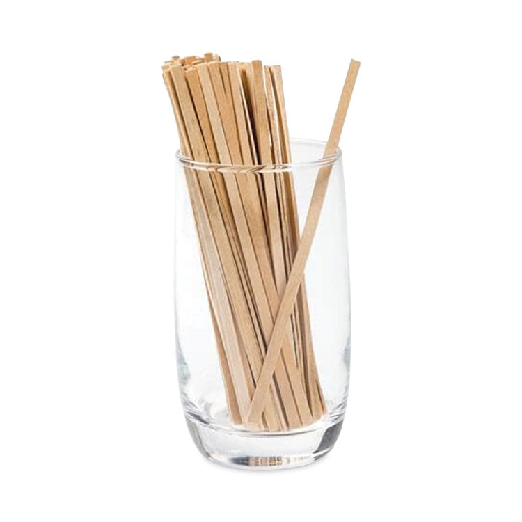 AmerCareRoyal® Wood Coffee Stirrers, 5.5", 1,000 Stirrers/Box (RPPR810BX) Box of 1000