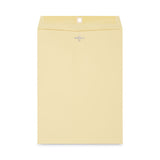 Universal® Kraft Clasp Envelope, #10 1/2, Square Flap, Clasp/Gummed Closure, 9 x 12, Brown Kraft, 100/Box (UNV41907) Pack of 100