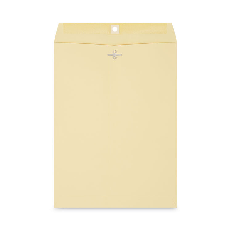 Universal® Kraft Clasp Envelope, #10 1/2, Square Flap, Clasp/Gummed Closure, 9 x 12, Brown Kraft, 100/Box (UNV41907) Pack of 100