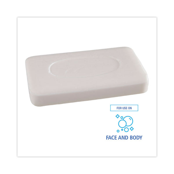 Boardwalk® Face and Body Soap, Unwrapped, Floral Fragrance, # 3 Bar, 144/Carton (BWKNO3UNWRAPA) Case of 144