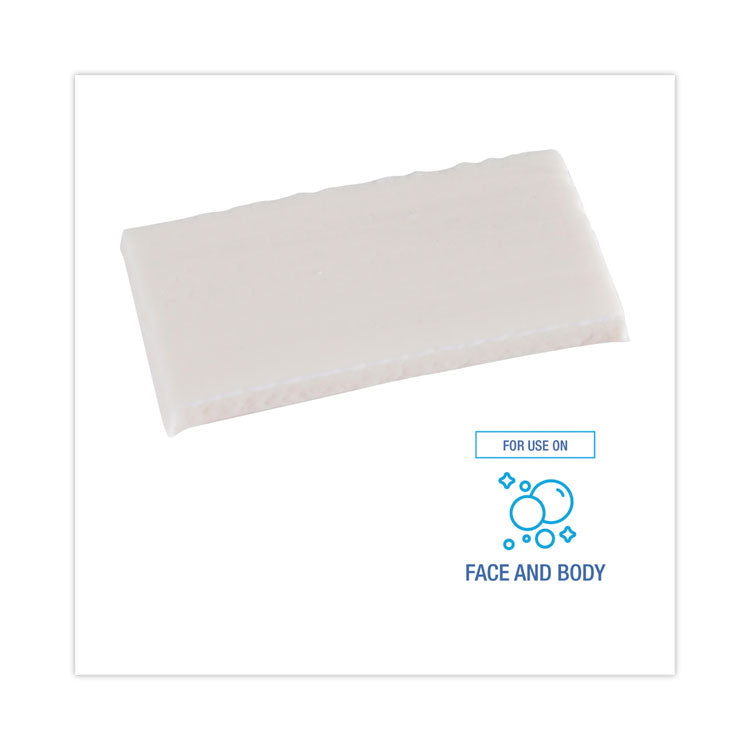 Boardwalk® Face and Body Soap, Flow Wrapped, Floral Fragrance, # 1 1/2 Bar, 500/Carton (BWKNO15SOAP)