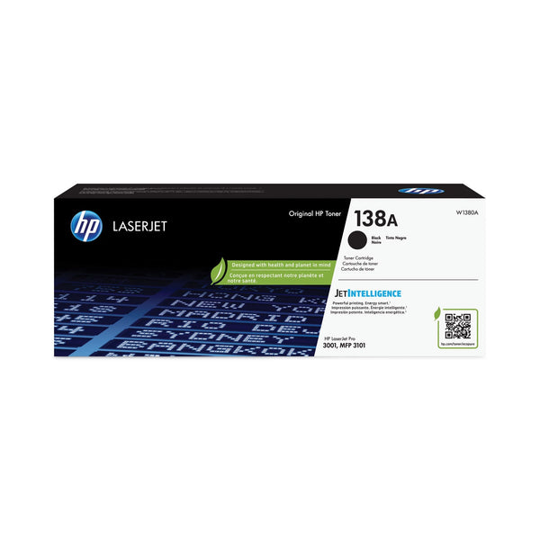 HP HP 138A, (W1380A) Black Original LaserJet Toner Cartridge (HEWW1380A)