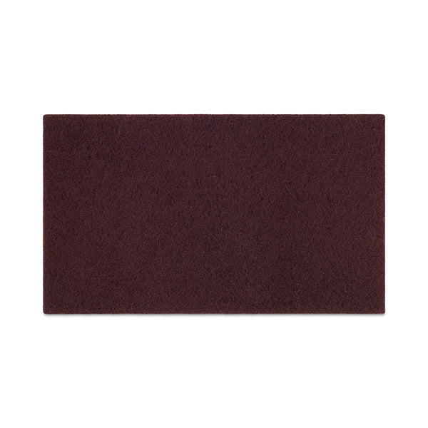 Boardwalk® Deep Scrub Pads, 20 x 14, Maroon, 10/Carton (BWKSPP1420)