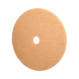 Boardwalk® Burnishing Floor Pads, 27" Diameter, Tan, 5/Carton (BWK4027ULT)