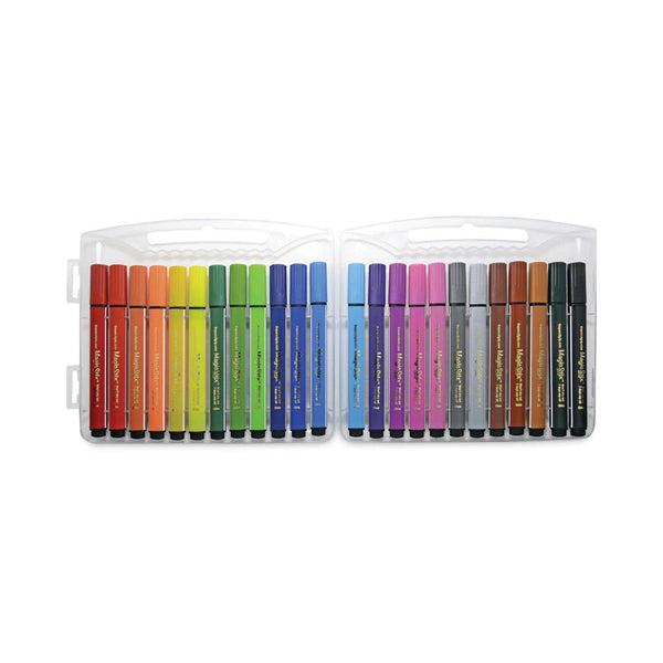 The Pencil Grip™ Magic Stix Markers, Medium Bullet Tip, Assorted Colors, 24/Pack (TPG397) Pack of 24