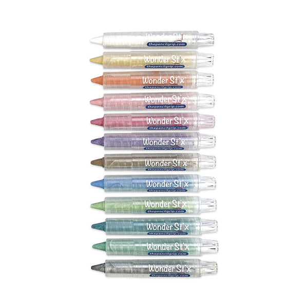 The Pencil Grip™ Wonder Stix, 3.75 x 0.2, Assorted Colors, 12/Pack (TPG637) Pack of 12