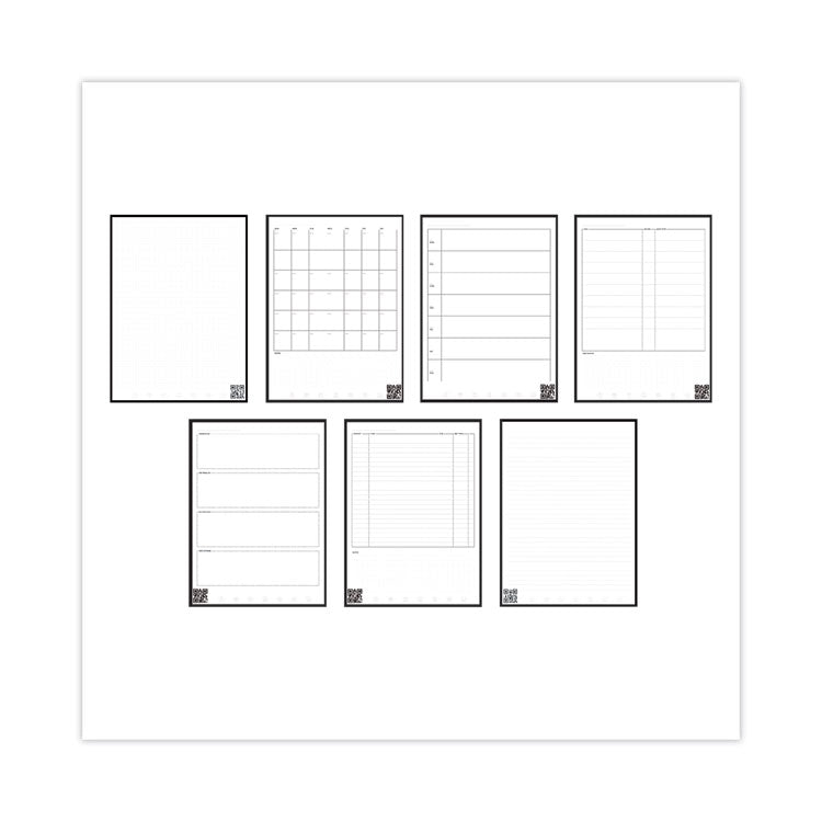 Rocketbook Fusion Smart Notebook, Seven Assorted Page Formats, Teal Cover, (21) 8.8 x 6 Sheets (RKBEVRFERCCCEFR) Each