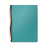Rocketbook Fusion Smart Notebook, Seven Assorted Page Formats, Teal Cover, (21) 8.8 x 6 Sheets (RKBEVRFERCCCEFR) Each