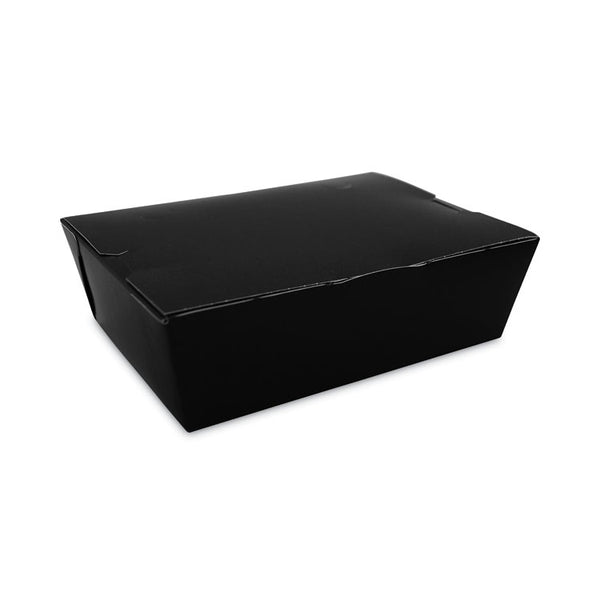 SCT® ChampPak Carryout Boxes, 7.75 x 5.5 x 2.5, Black, Paper, 200/Carton (SCH0753)