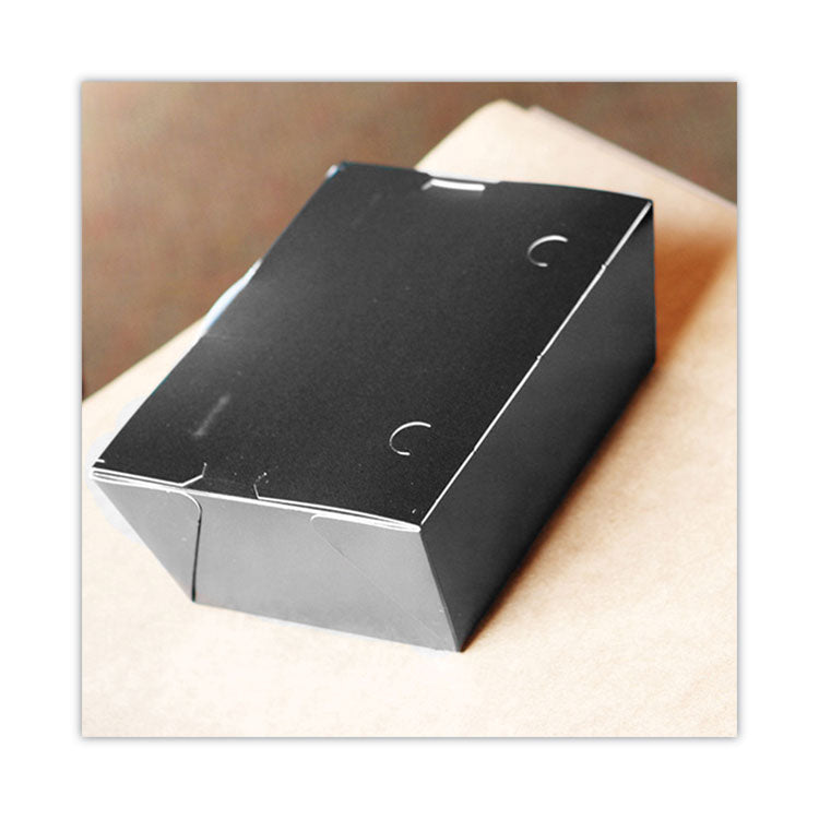 SCT® ChampPak Carryout Boxes, 7.75 x 5.5 x 2.5, Black, Paper, 200/Carton (SCH0753) Case of 200