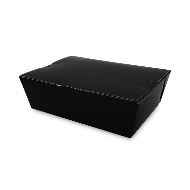 SCT® ChampPak Carryout Boxes, 7.75 x 5.5 x 2.5, Black, Paper, 200/Carton (SCH0753) Case of 200