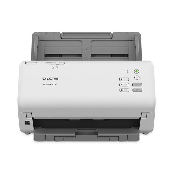 Brother ADS-4300N Professional Desktop Scanner, 600 dpi Optical Resolution, 80-Sheet Auto Document Feeder (BRTADS4300N)