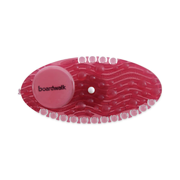 Boardwalk® Curve Air Freshener, Spiced Apple, Solid, Red, 10/Box (BWKCURVESAP)