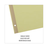 Universal® Deluxe Preprinted Simulated Leather Tab Dividers with Gold Printing, 31-Tab, 1 to 31, 11 x 8.5, Buff, 1 Set (UNV20822)