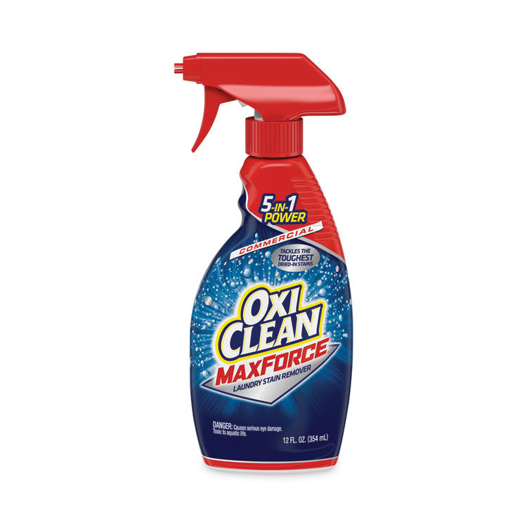 OxiClean™ Max Force Stain Remover, 12 oz Spray Bottle, 12/Carton (CDC5703700070CT) Case of 12