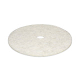 Boardwalk® Natural Burnishing Floor Pads, 27" Diameter, White, 5/Carton (BWK4027NAT) Case of 5