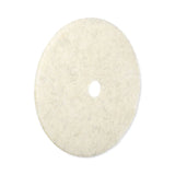 Boardwalk® Natural Burnishing Floor Pads, 27" Diameter, White, 5/Carton (BWK4027NAT) Case of 5