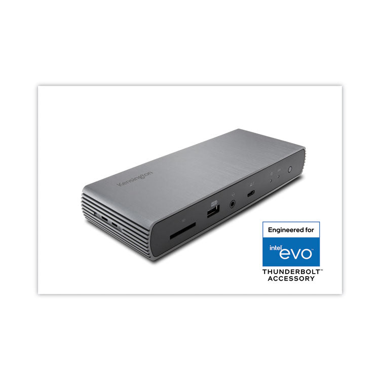Kensington® SD5700T Thunderbolt 4 Dual 4K Docking Station, Black (KMWK35175NA) Each