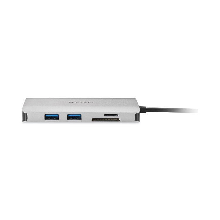 Kensington® UH1400P USB-C 8-in-1 Driverless Mobile Hub, Black (KMWK33820WW) Each