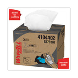 WypAll® X80 Cloths, HYDROKNIT, BRAG Box, 11.1 x 16.8, White, 160/Carton (KCC41044)