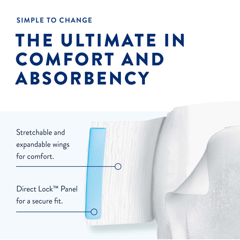 Prevail Air™ Overnight Unisex Adult Incontinence Brief Size 3 / X-Large Disposable Heavy Absorbency (1126352_CS) 60/CS
