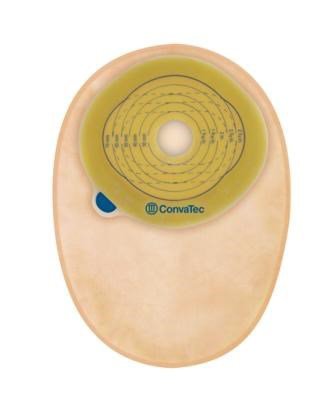 Esteem®+ Ostomy Pouch One-Piece System 8 Inch Length Trim to Fit 13/16 to 2-3/4 Inch Stoma Closed End (801313_BX) 30/BX