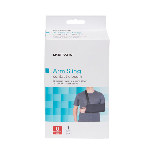 McKesson Arm Sling D-Ring / Hook and Loop Strap Closure One Size Fits Most (1159082_EA) 1/EA