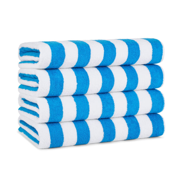 Arkwright Home California Cabana Beach Towel 30x70 Blue (4/Pack) (PNP-CABANA-BL) 4/PK