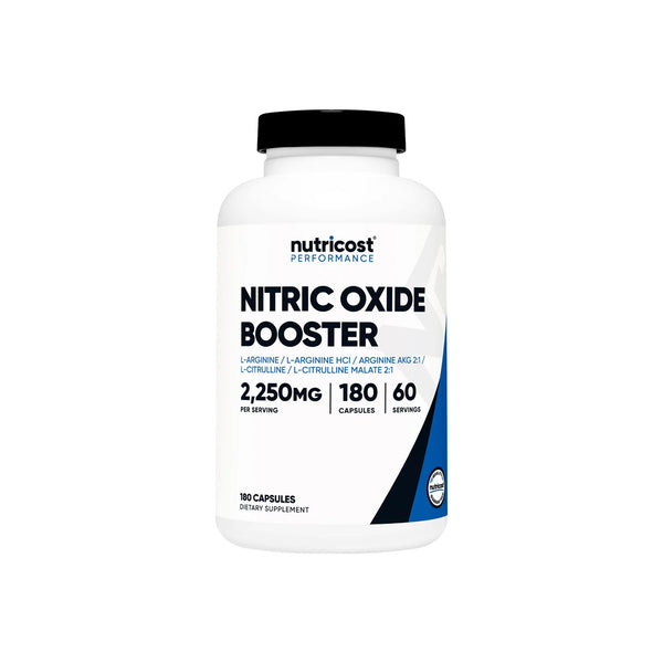 nutricost® Dietary Supplement Nitric Oxide 750 mg Strength Capsule 180 Per Bottle (1270271_BT) 1/BT
