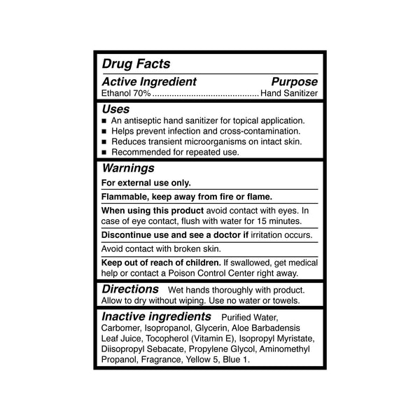 McKesson Premium Hand Sanitizer with Aloe 1,000 mL Ethyl Alcohol Gel Dispenser Refill Bag (468267_CS) 10/CS